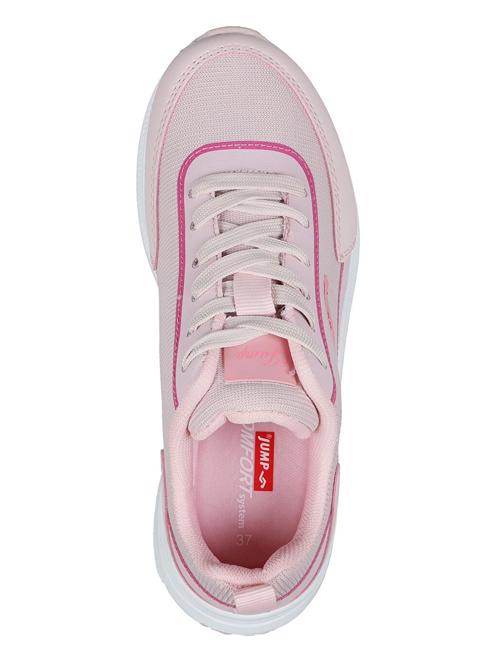 Jump Pembe 28086 Pembe Kadın Sneaker Günlük Spor Ayakkabı - 6