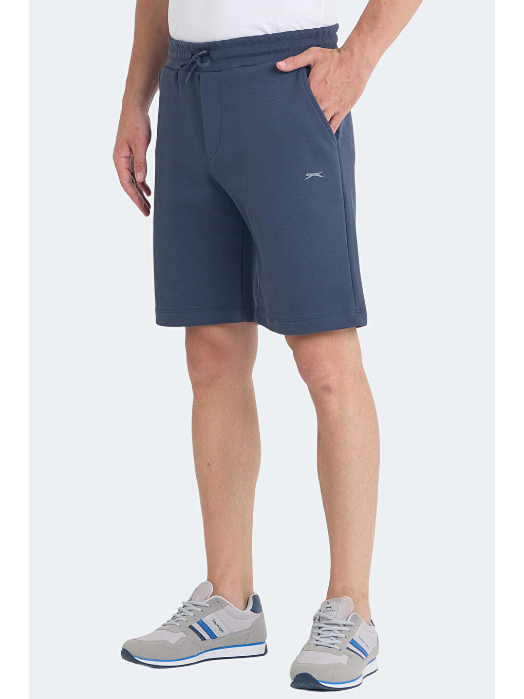 VELVELA I Erkek Cepli Koyu Gri Şort