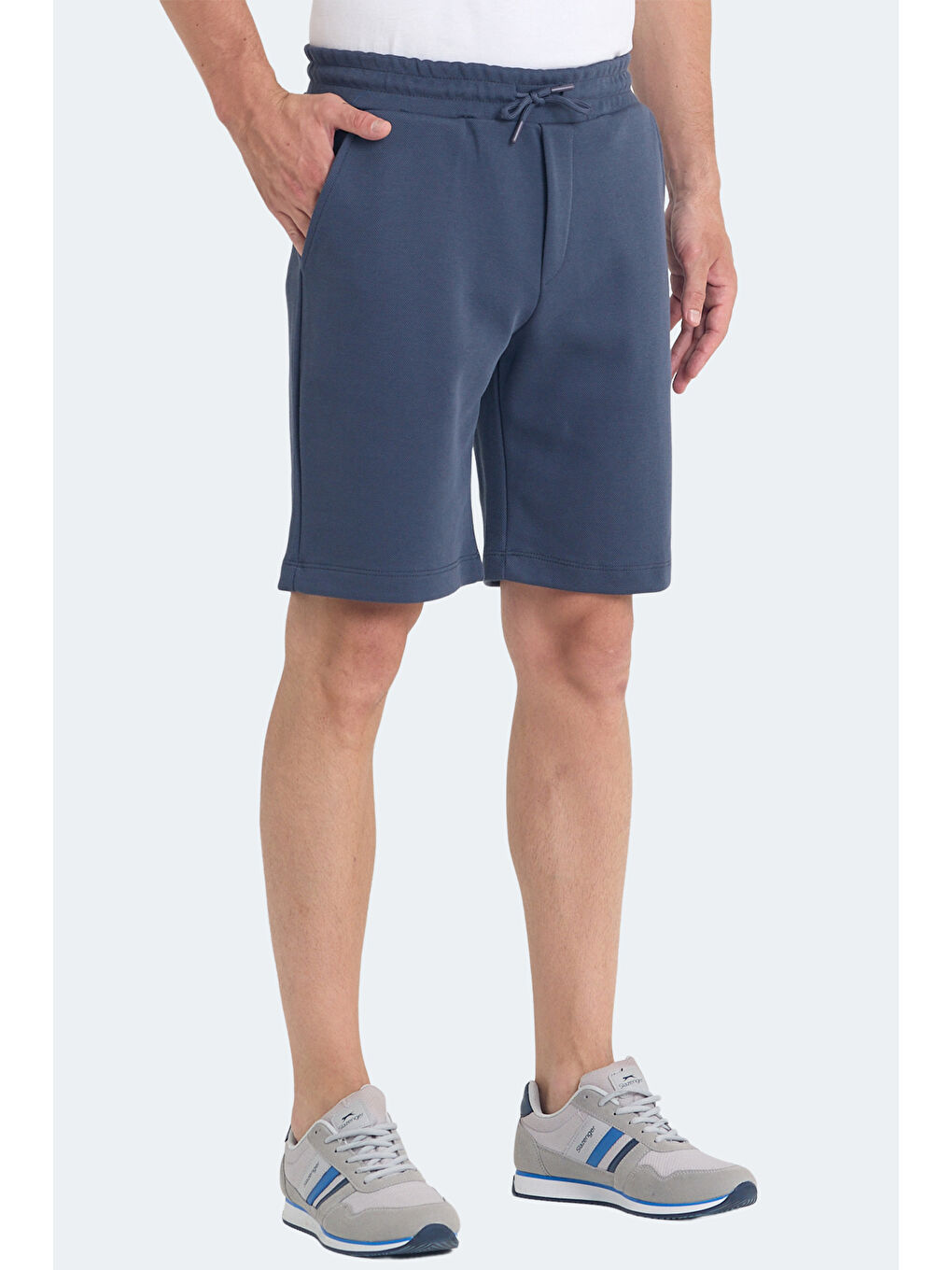 VELVELA I Erkek Cepli Koyu Gri Şort-2