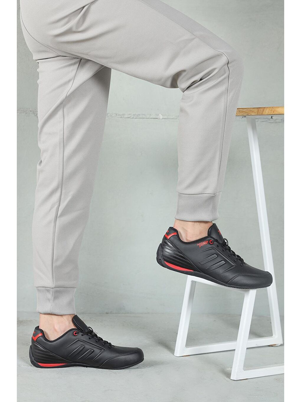 11743 Siyah - Kırmızı Erkek Casual Günlük Spor Ayakkabı-3