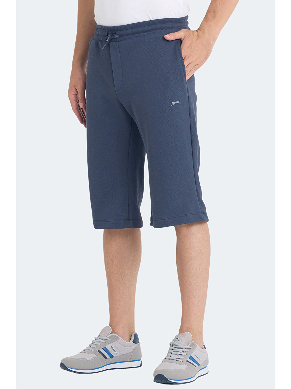 VILJA I Erkek Cepli Kapri Koyu Gri Şort