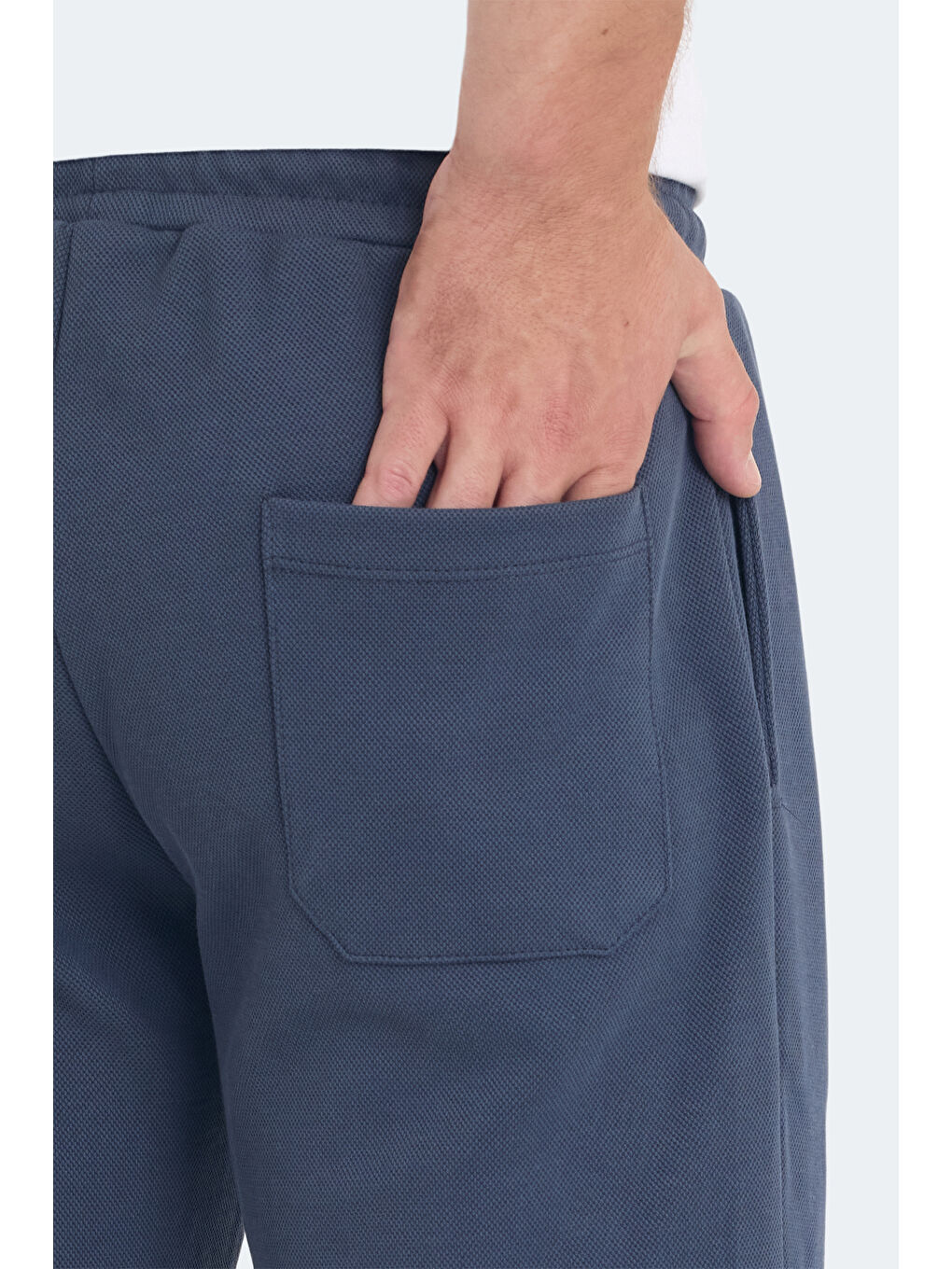 VILJA I Erkek Cepli Kapri Koyu Gri Şort-5