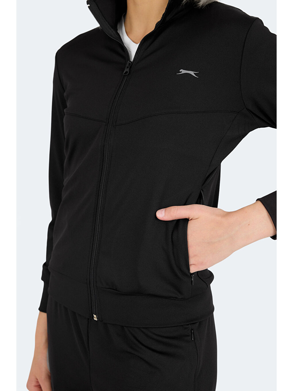 REVOLT Kadın Siyah Sweatshirt-3