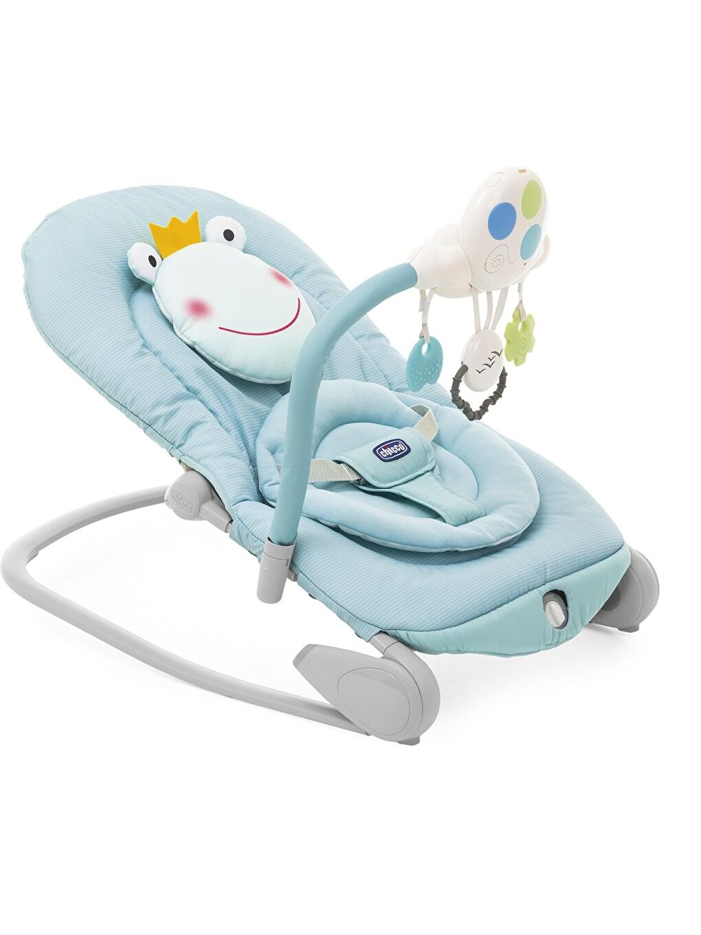 Balloon Bouncer Ev Tipi Ana Kucağı Mavi - Kurbağa