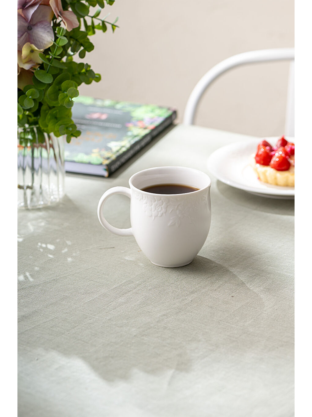 Beyaz Manolya Kupa 350 ml-1