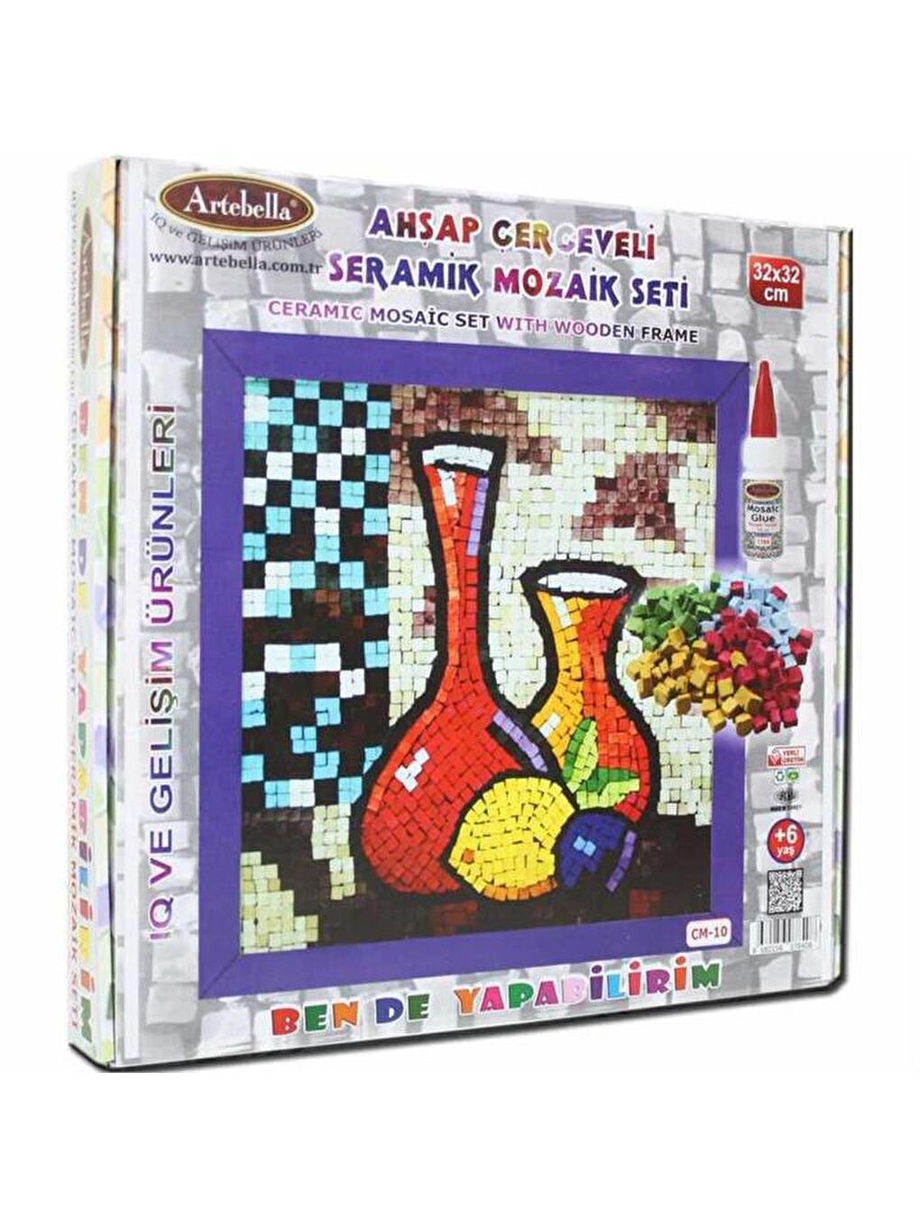 Artebella Karışık Seramik Mozaik Set 32x32cm CM-10