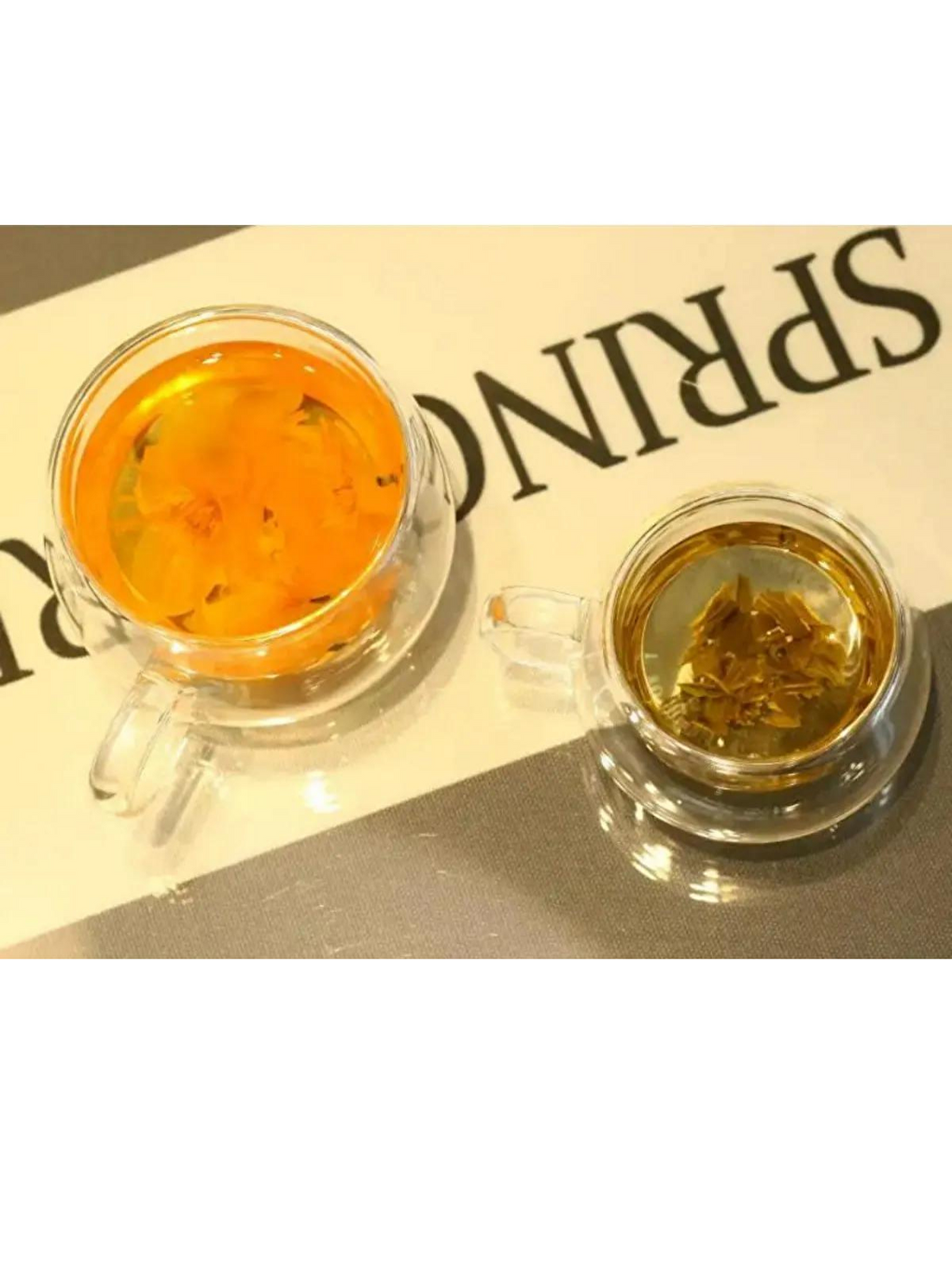 Renksiz Yeni Tasarım Çift Cidarlı 200 ml Kulplu Cam Bardak Çay Kupası 3 Adet2673-6