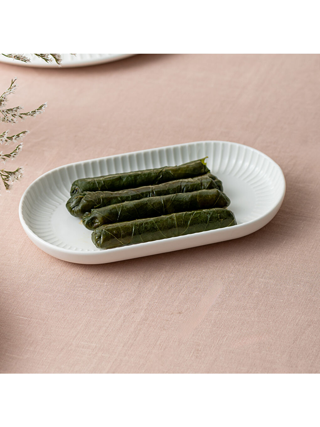 Beyaz Beray Kayık Tabak 20 cm-2