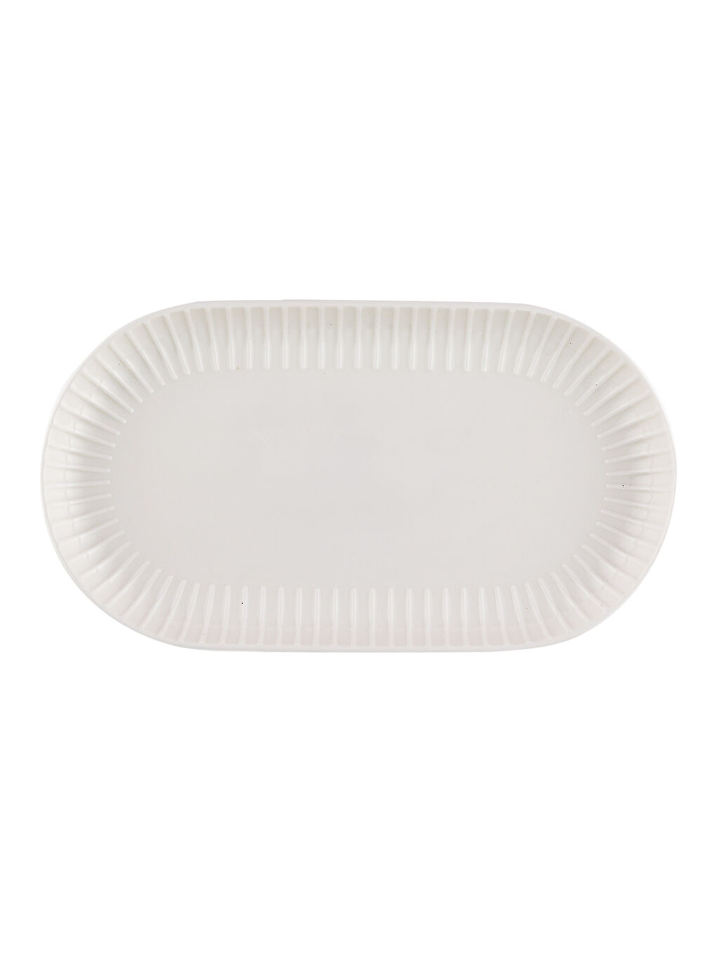 Beyaz Beray Kayık Tabak 20 cm-4