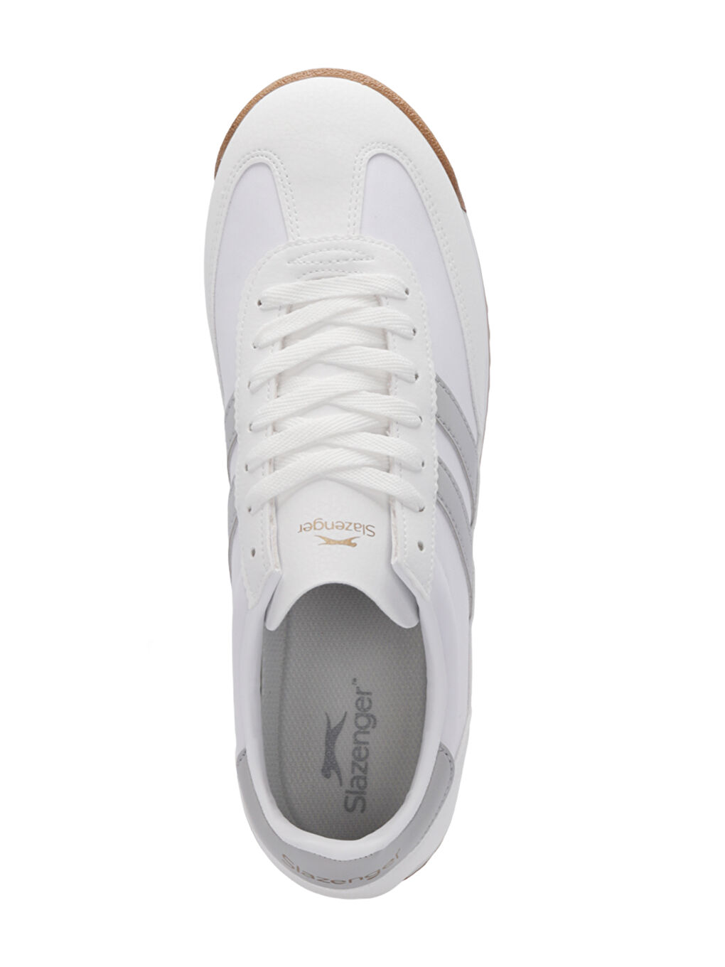 OLEKS Kadın Beyaz / Gri Günlük Spor Ayakkabısı-4