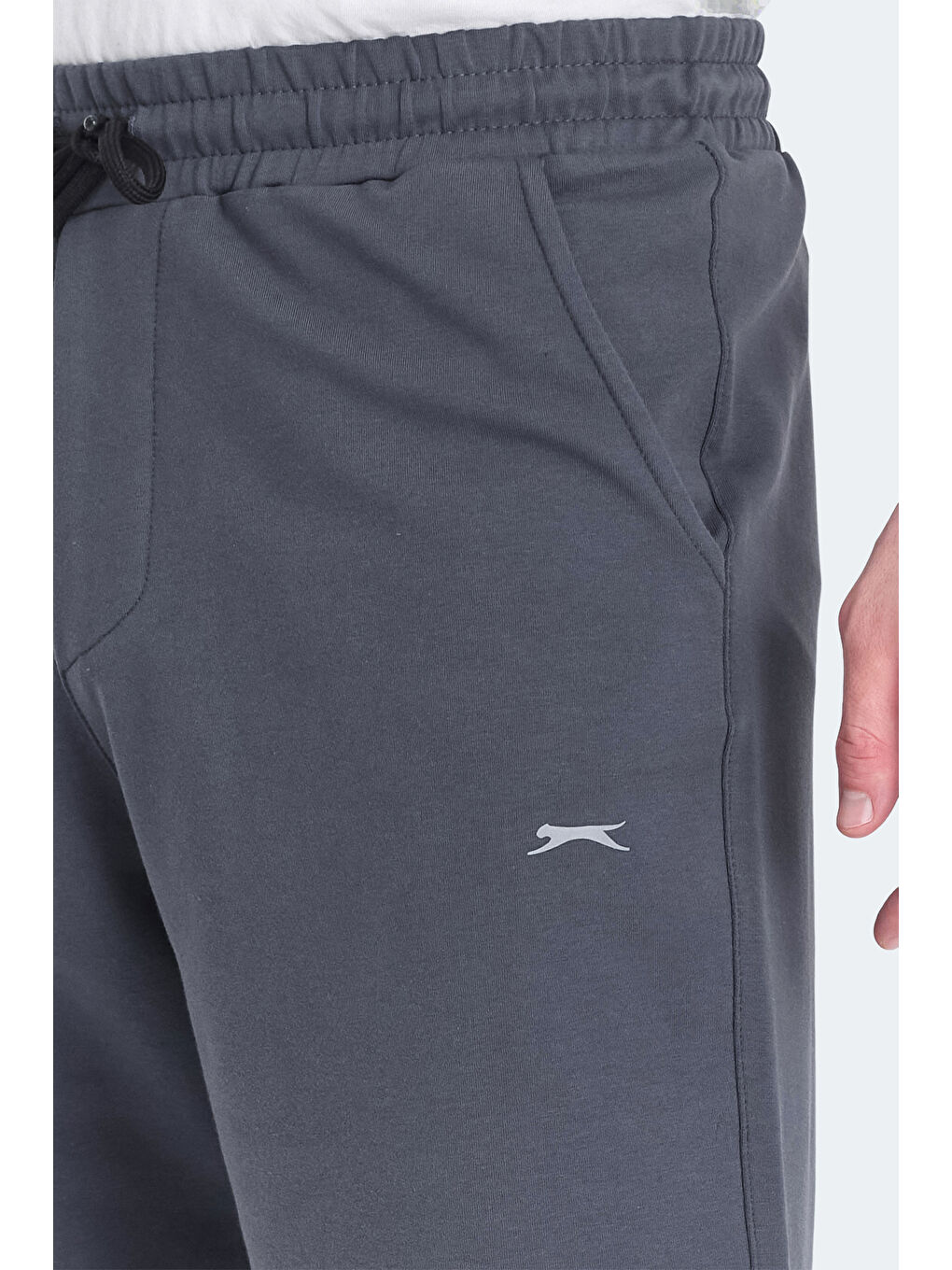 KALEV Erkek Cepli Kapri Koyu Gri Şort-4