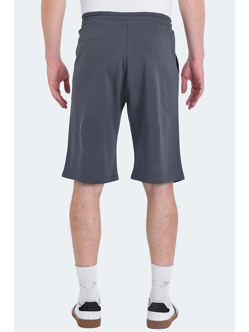 KALEV Erkek Cepli Kapri Koyu Gri Şort-5