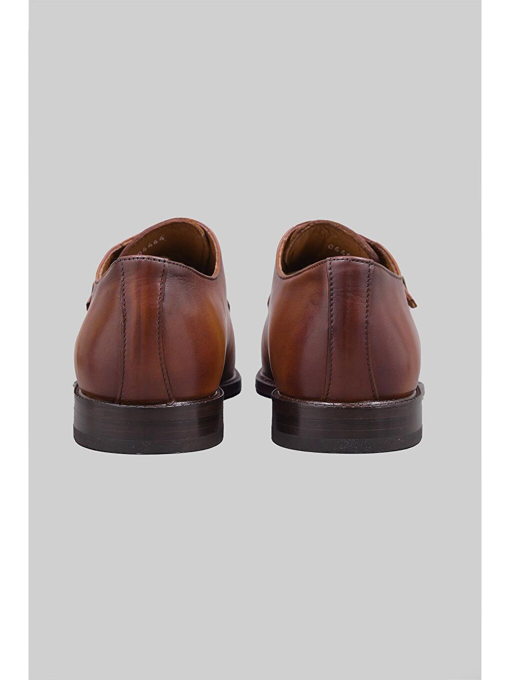 Kahverengi Saint Kemerli Hakiki Deri Kösele Taban Klasik Makosen Ayakkabı Erkek-3