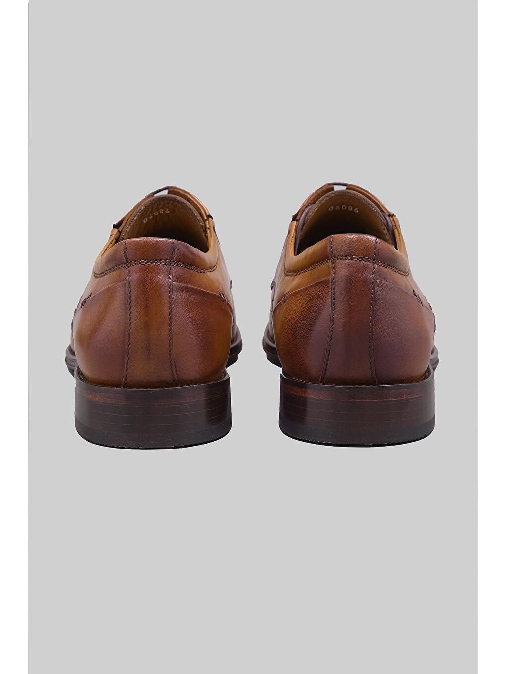 Kahverengi Barclay Hakiki Deri Kösele Taban Klasik Bağcıklı Ayakkabı Erkek-4