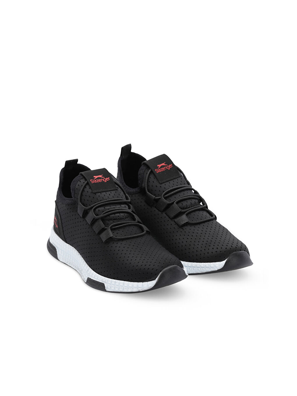 ABENA NOK Unisex Çocuk Siyah / Kırmızı Günlük Spor Ayakkabısı-1