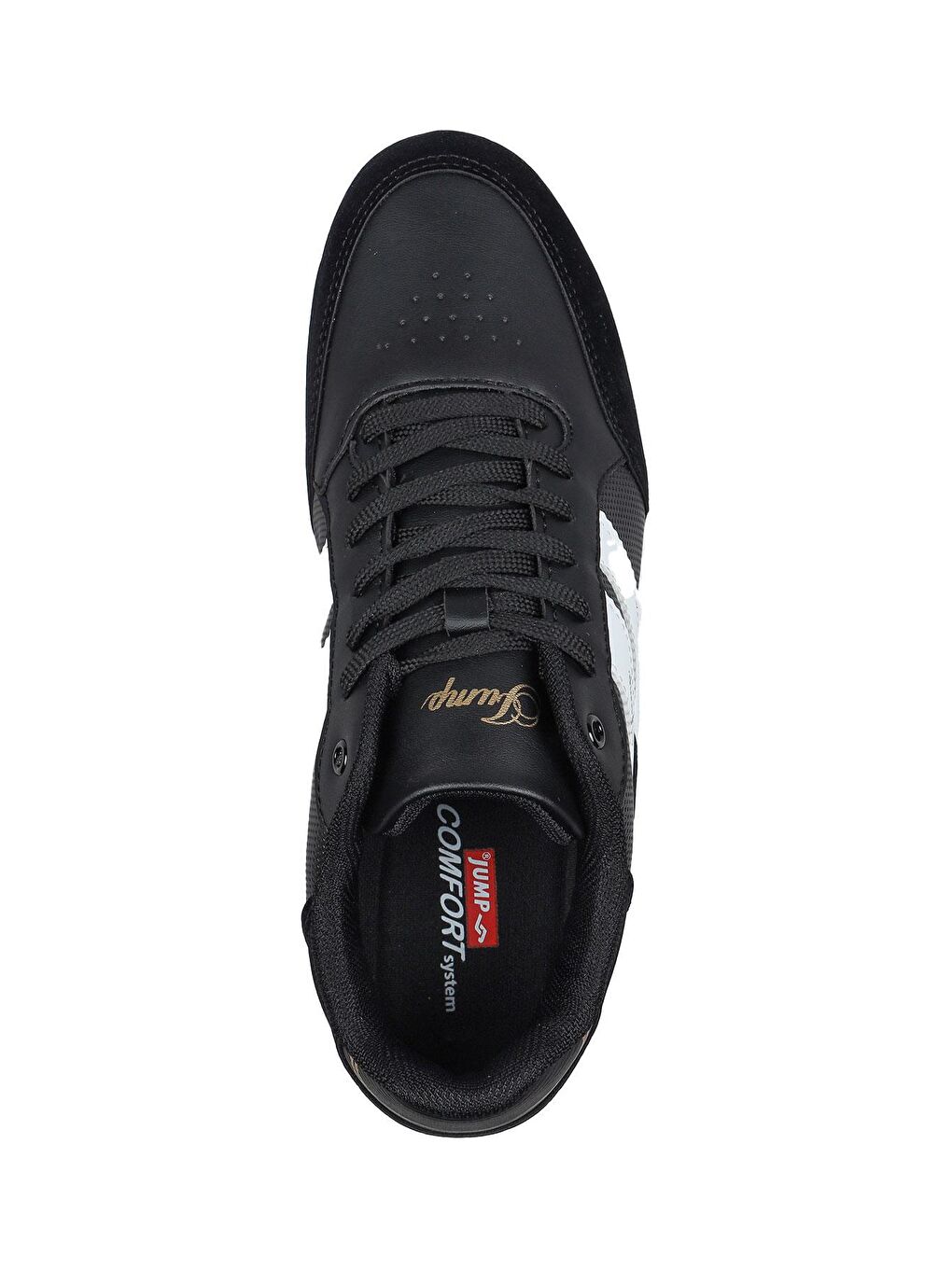 28147 Siyah - Sarı Kadın Sneaker Günlük Spor Ayakkabı-5