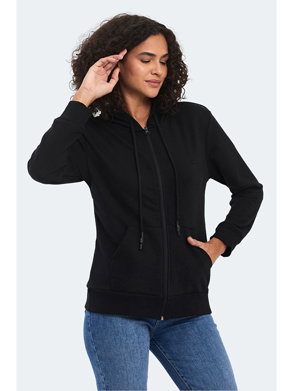 KOLLEEN I Kadın Siyah Sweatshirt-3