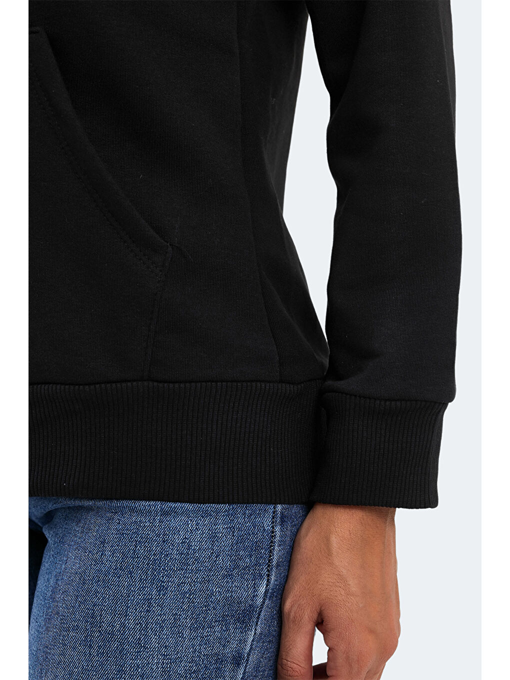 KOLLEEN I Kadın Siyah Sweatshirt-4