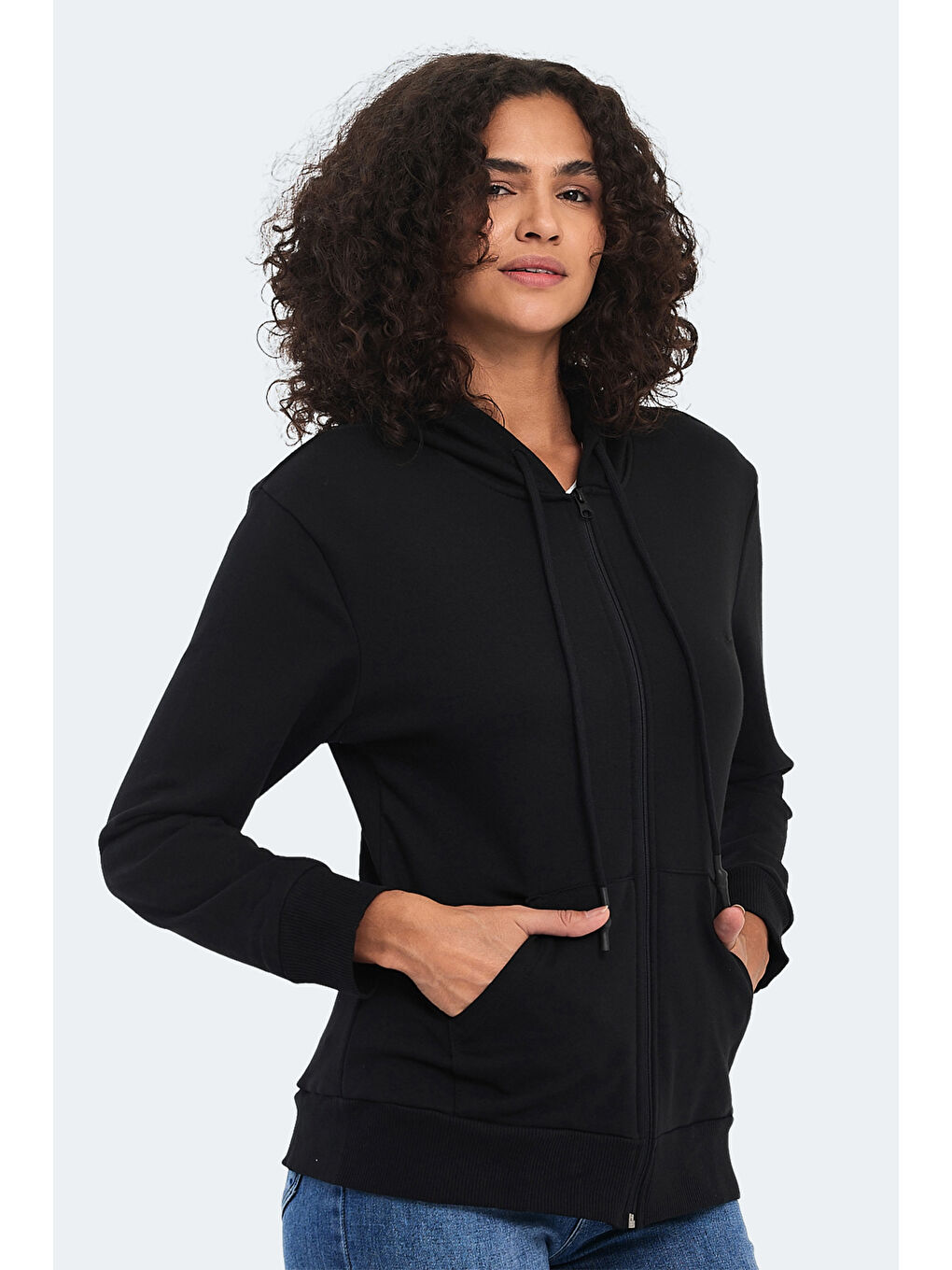 KOLLEEN I Kadın Siyah Sweatshirt-5