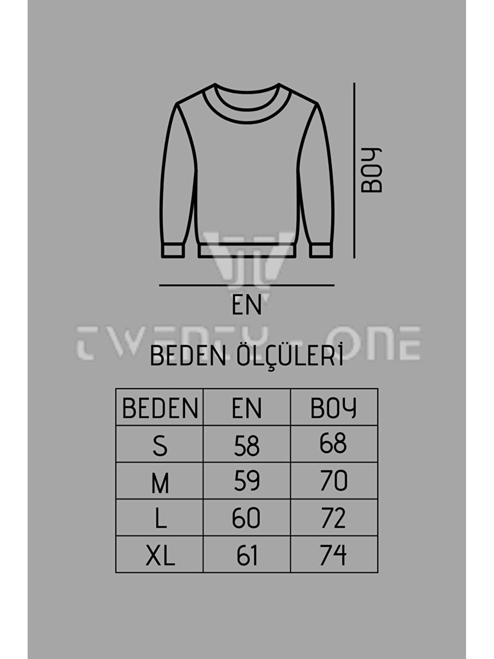 Trendseninle Beyaz Kadın BEYAZ Hawkins Baskılı Oversize Sweatshirt 000 - 4