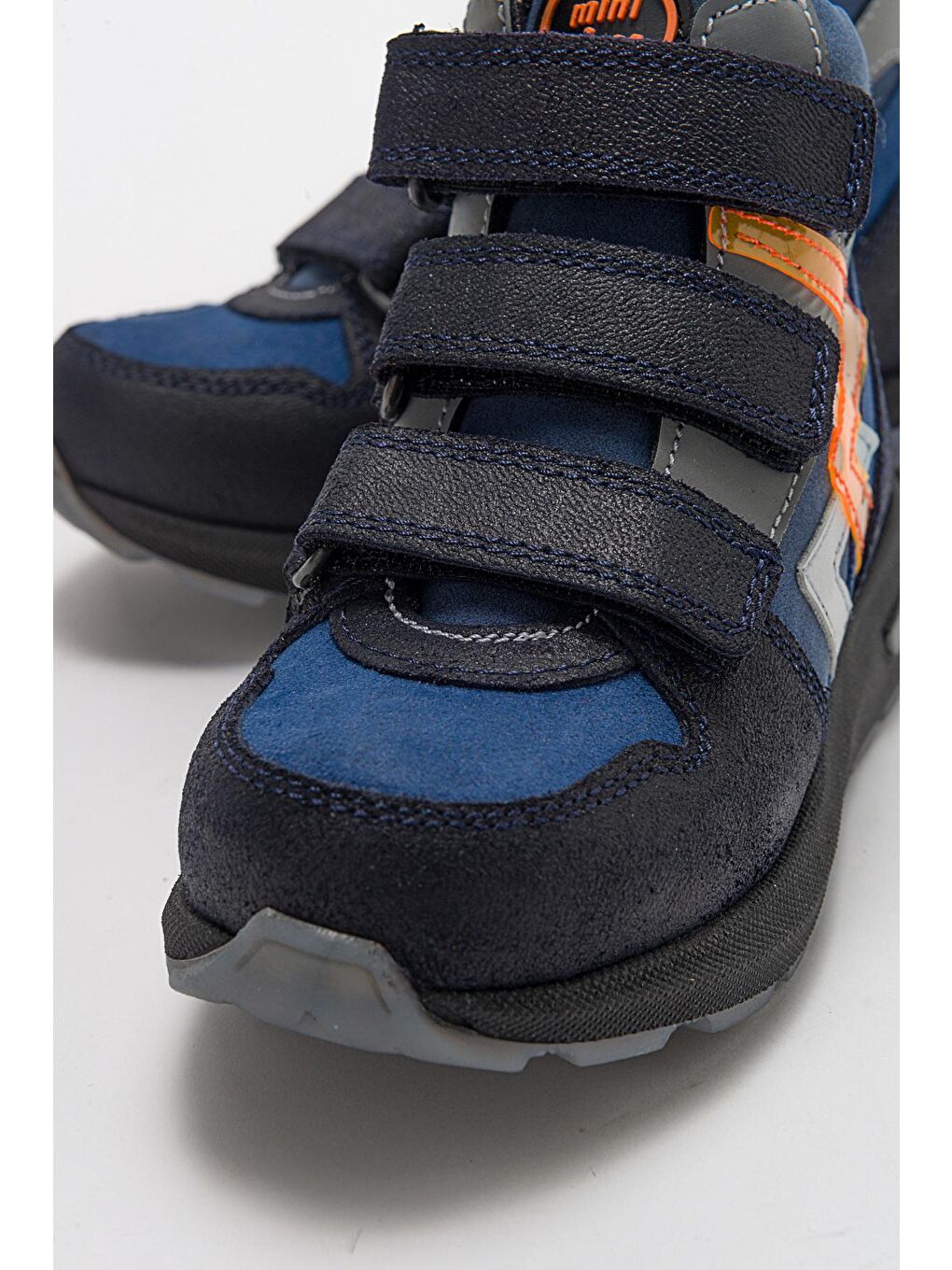 Erkek Çocuk Lacivert Hakiki Deri Anatomik Trekking Bot-1