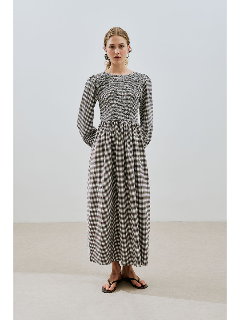 Pötikare Gipeli Elbise Kahverengi