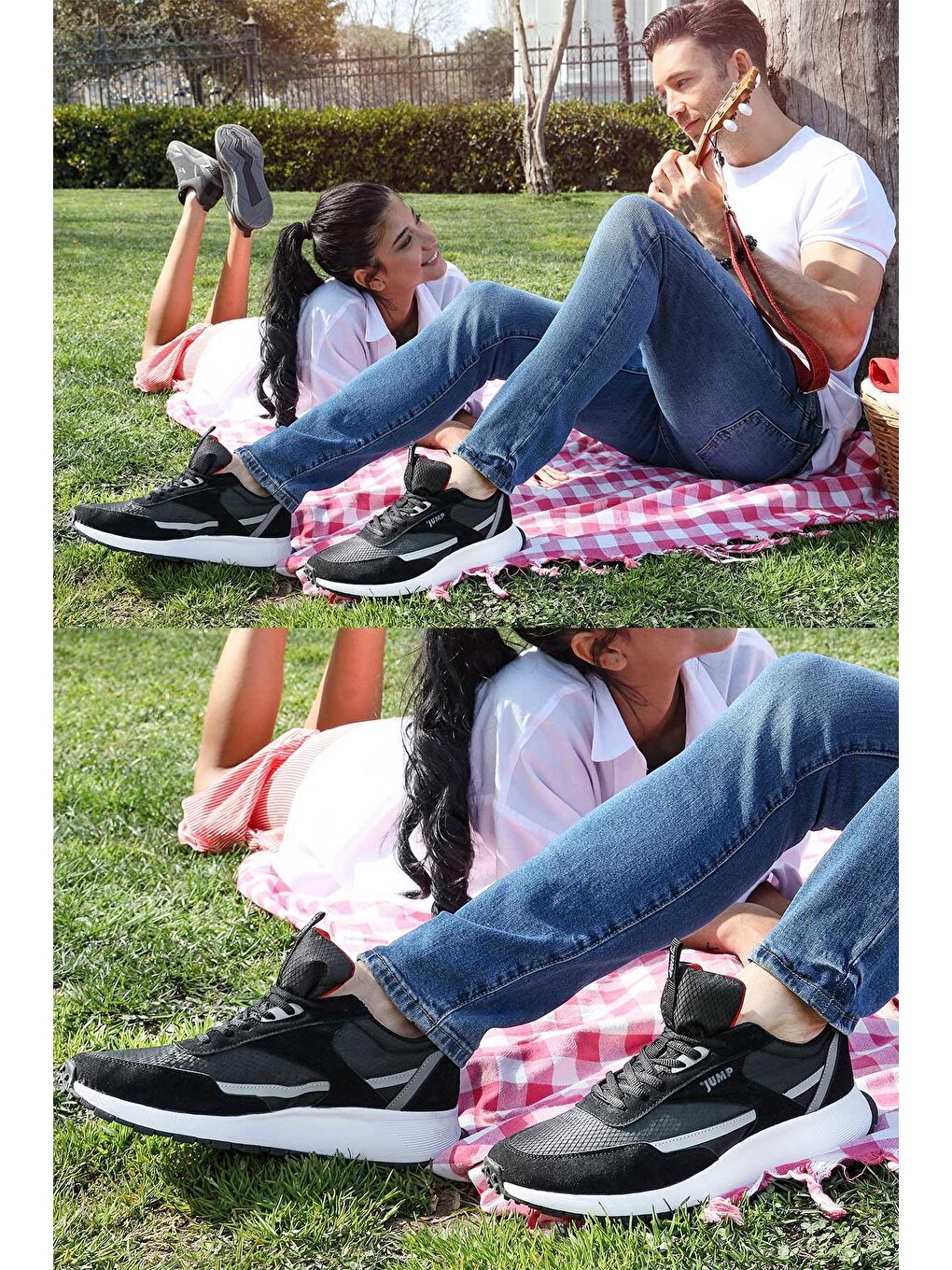 27519 Siyah Erkek Sneaker Günlük Spor Ayakkabı-2