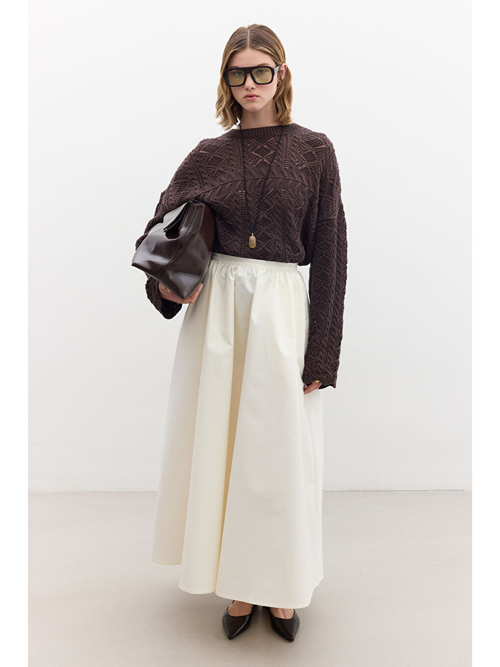 Sarı Volanlı Premıum Etek Tereyağı