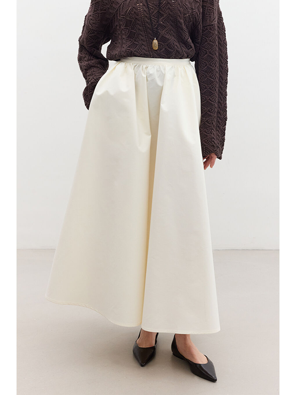 Sarı Volanlı Premıum Etek Tereyağı-1