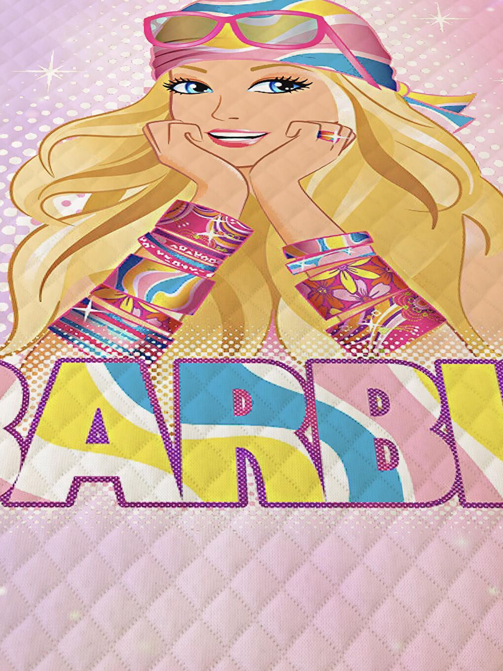 Karışık Prenses Kız Desenli Bebek Ve Çocuk Baskılı Tek Kişilik Pike Takımı 160x220 Renkli-1