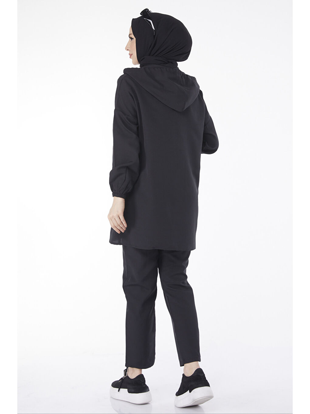 Tunik Pantolon İkİli Takım Siyah - 27290-5