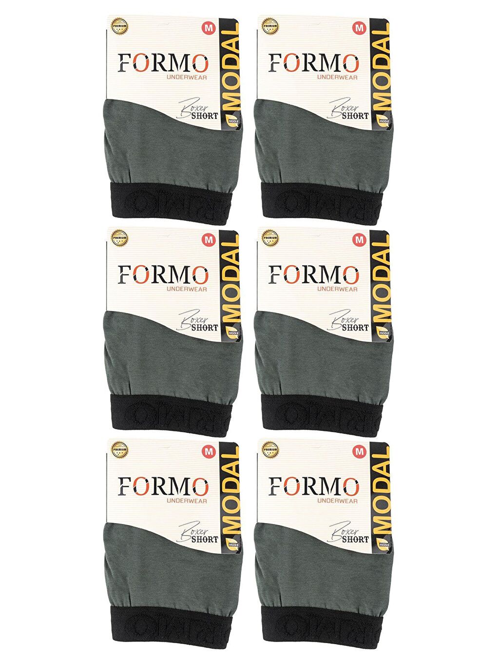 6'lı Erkek Yeşil Modal Nefes Alabilen Kaliteli Yumuşak Esnek Boxer-4