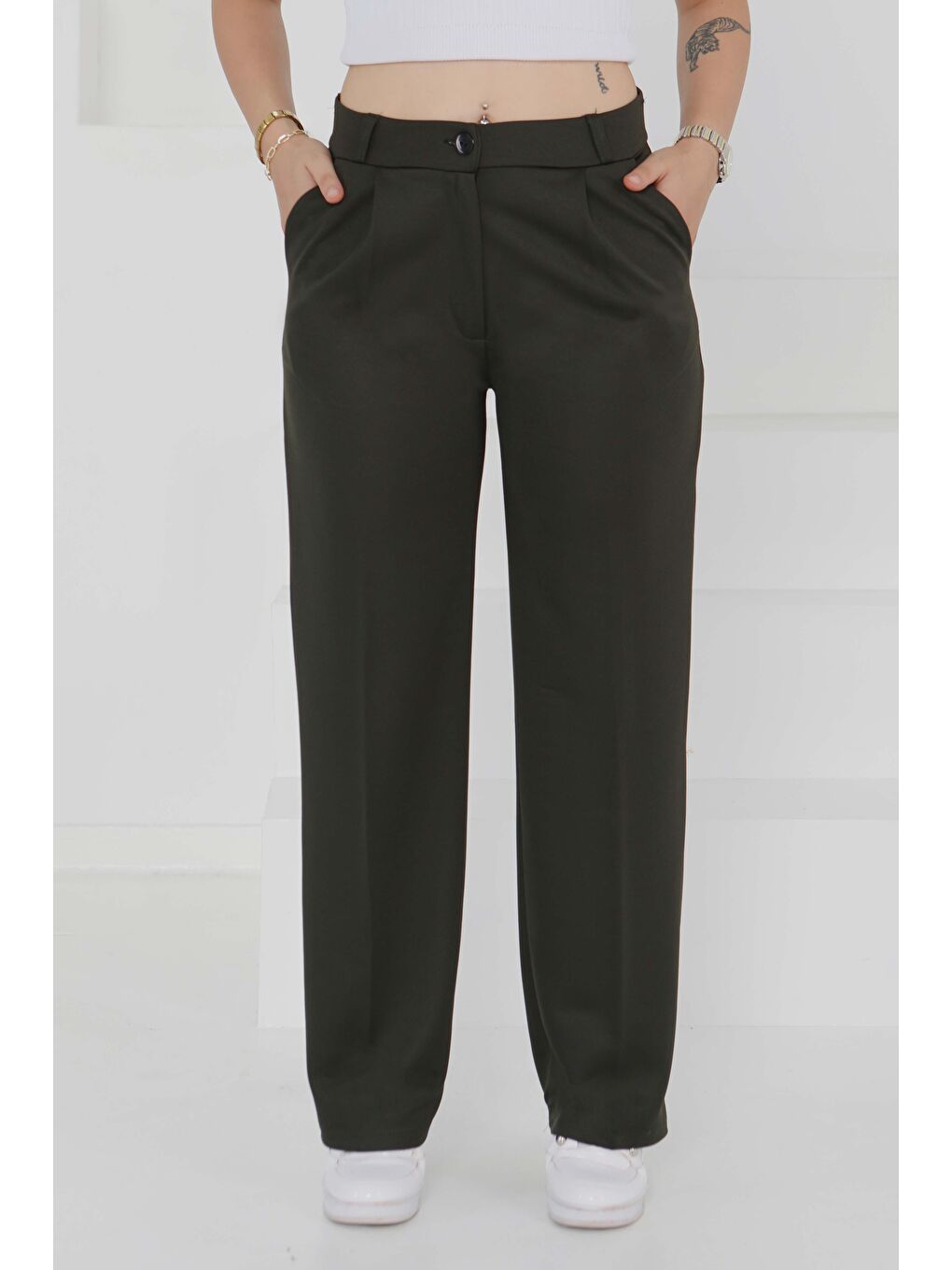 Cepli Palazzo Pantolon Haki - 27487