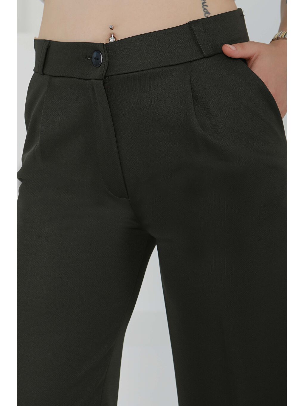 Cepli Palazzo Pantolon Haki - 27487-3