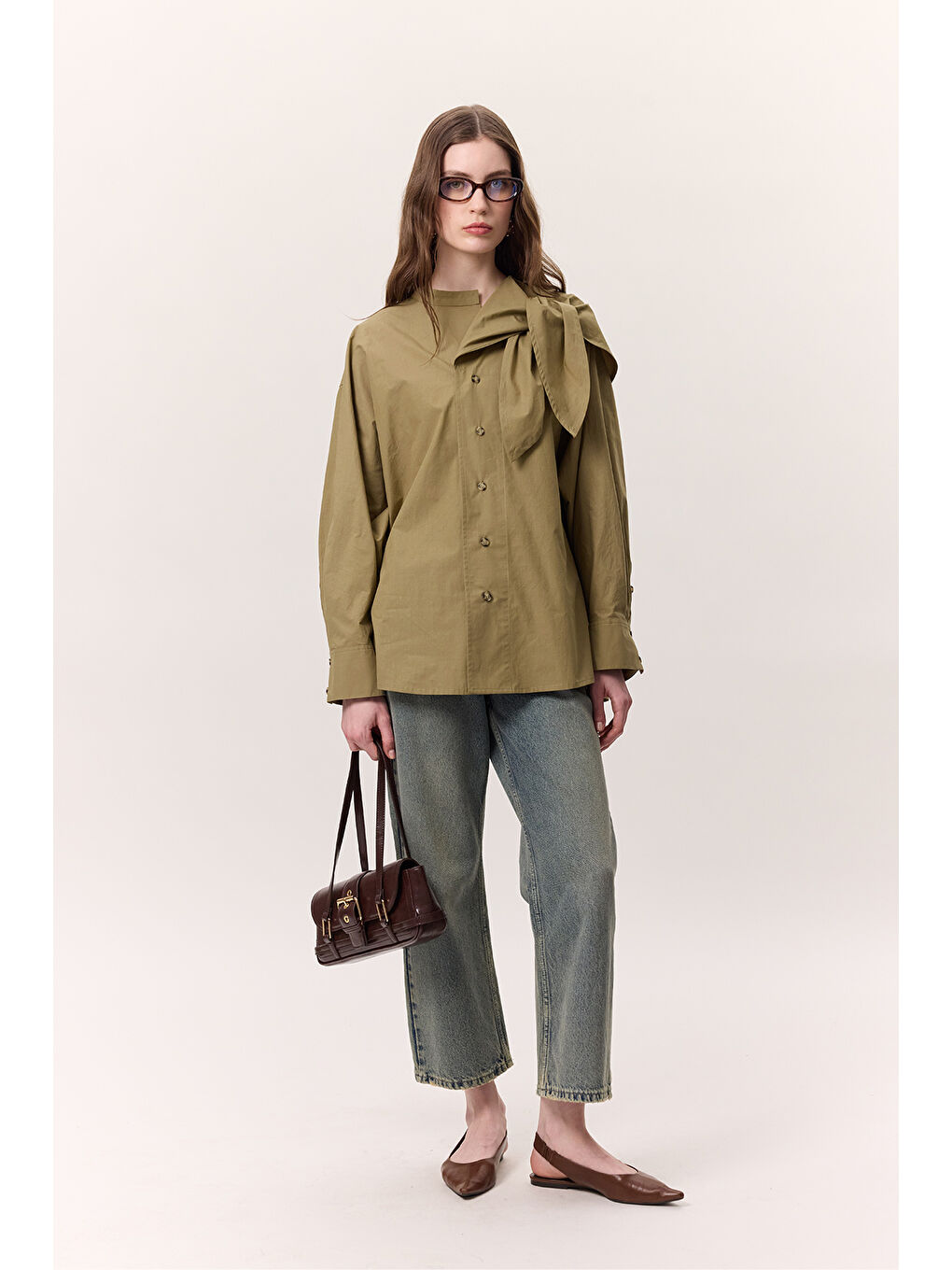 Mıca Baget Çanta Kahverengi-2