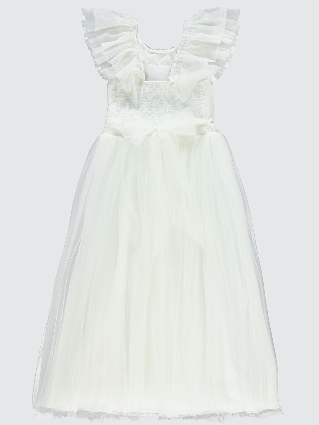 Girls Kız Çocuk Abiye 6-9 Yaş Ekru-1