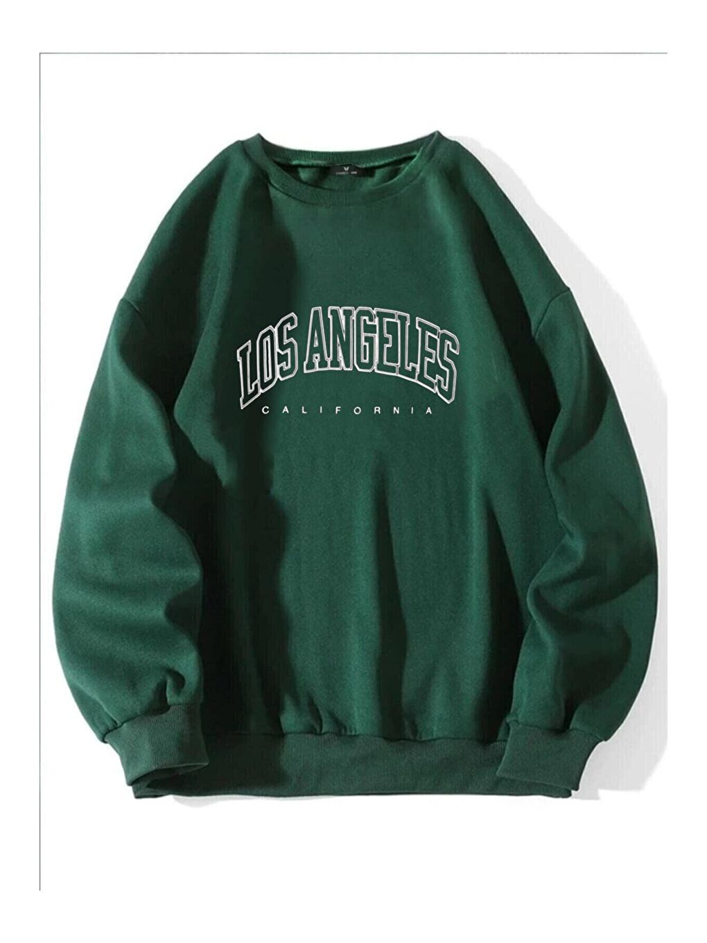 Trendseninle Yeşil Kadın YEŞİL Los Angeles Sweatshirt