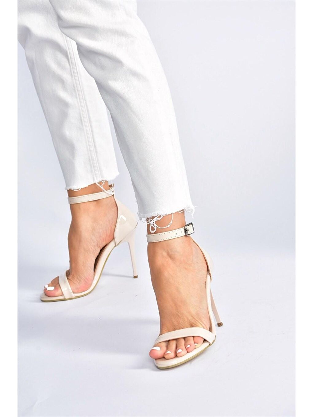 Bej Ten Kadın Topuklu Ayakkabı B922112608-2