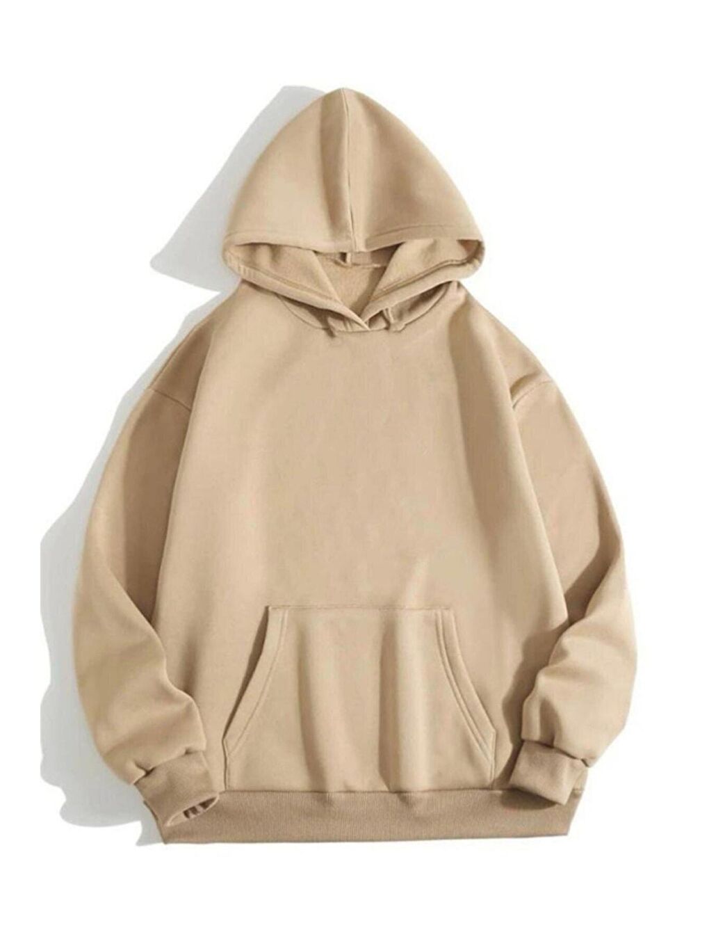 Trendseninle Kahverengi Kadın Kahverengi Intense Feelings Sırt Baskılı Oversize Hoodie - 1