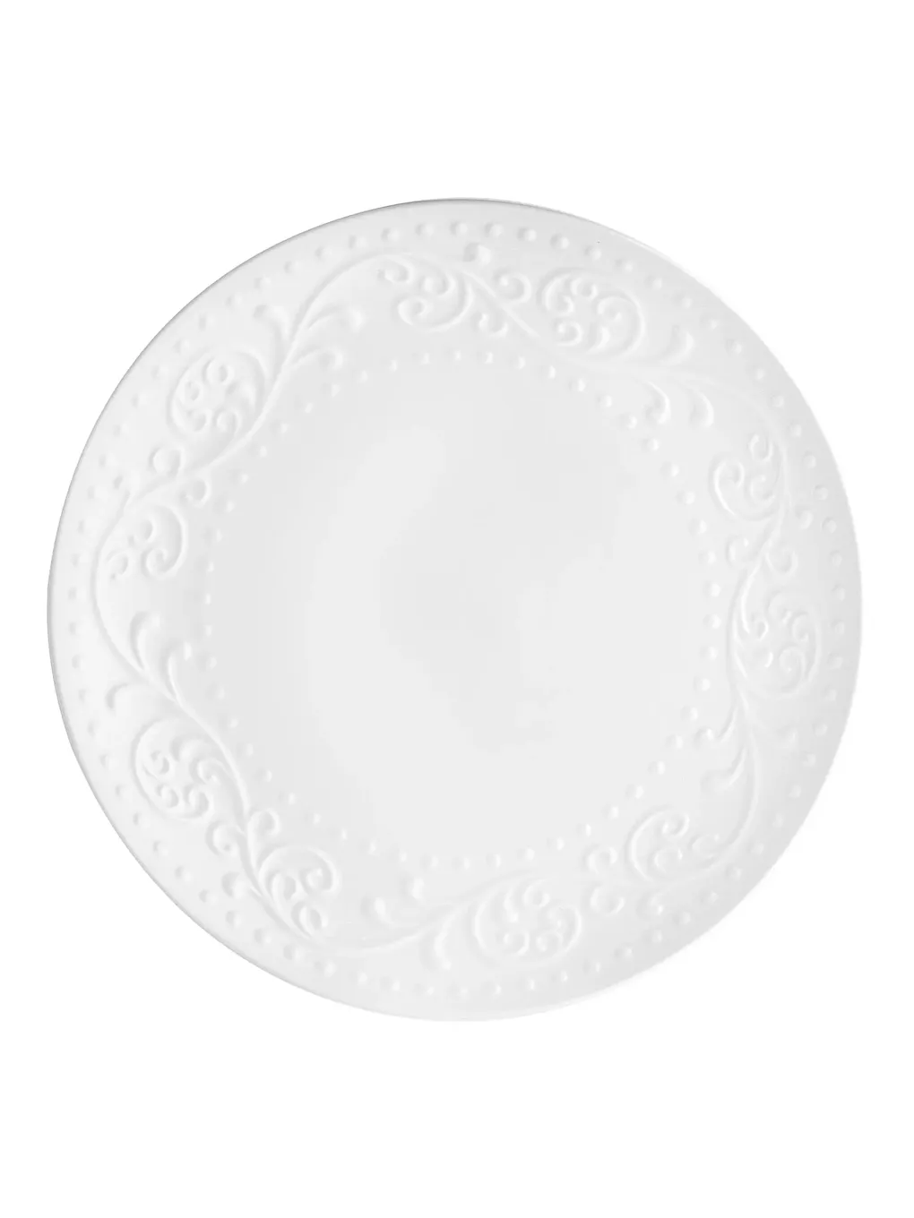 Beyaz Mahra 18 Parça 6 Kişilik Yemek Takımı-5