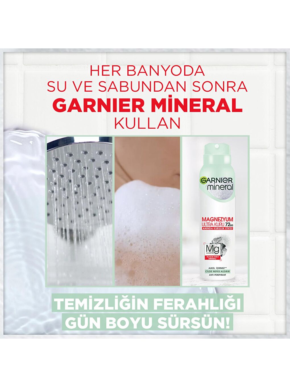 Mineral Magnezyum Ultra Kuru Sprey Deodorant-2