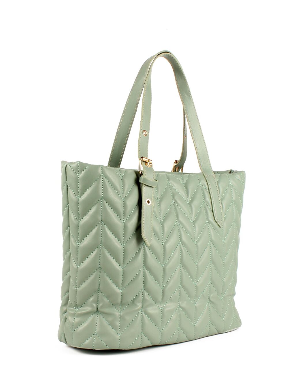 Turkuaz Kadın Nakışlı Kemer Tarz Ayarlanabilir Saplı El ve Kol Çantası (1725)-1