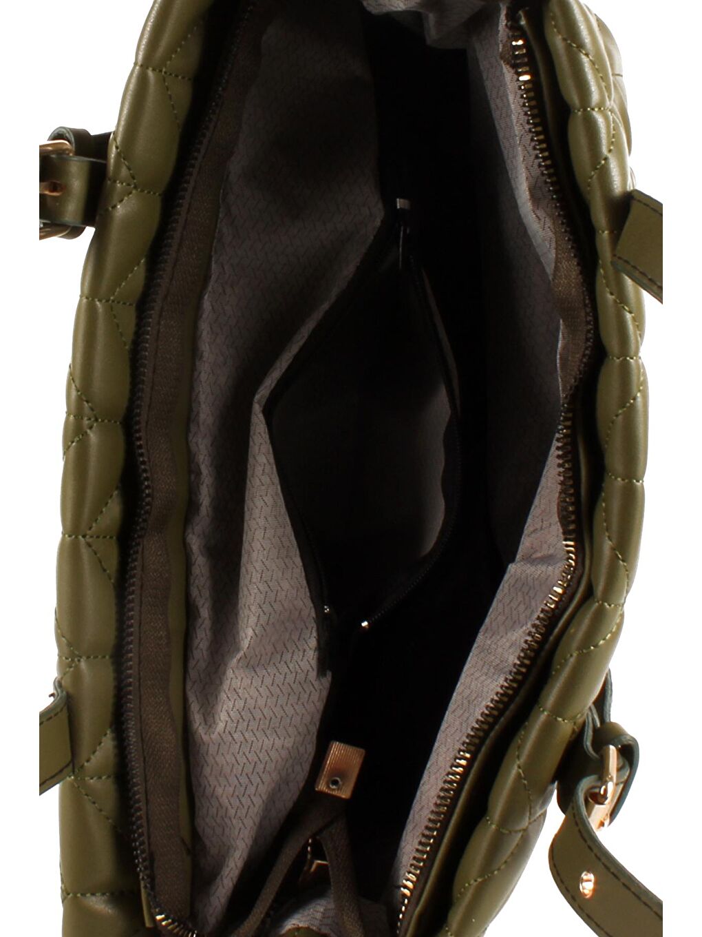 Yeşil Kadın Nakışlı Kemer Tarz Ayarlanabilir Saplı El ve Kol Çantası (1725)-2