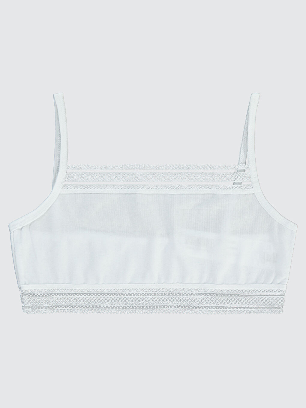 Girls Kız Çocuk Atlet 7-13 Yaş Beyaz-1