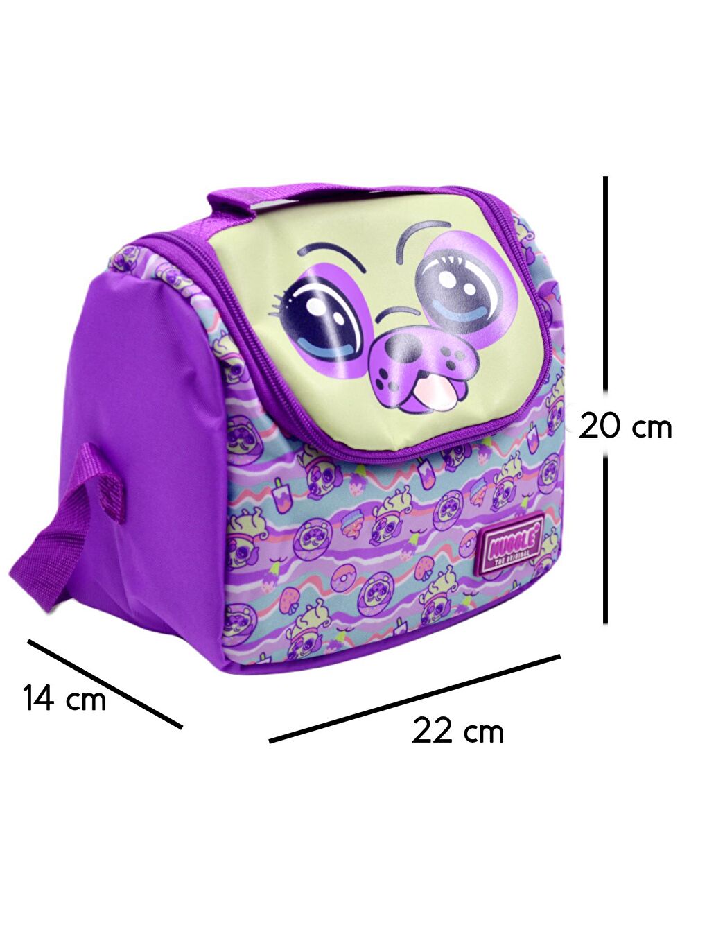 Termoslu Dog Mor Beslenme Çantası (MU-7006)-1