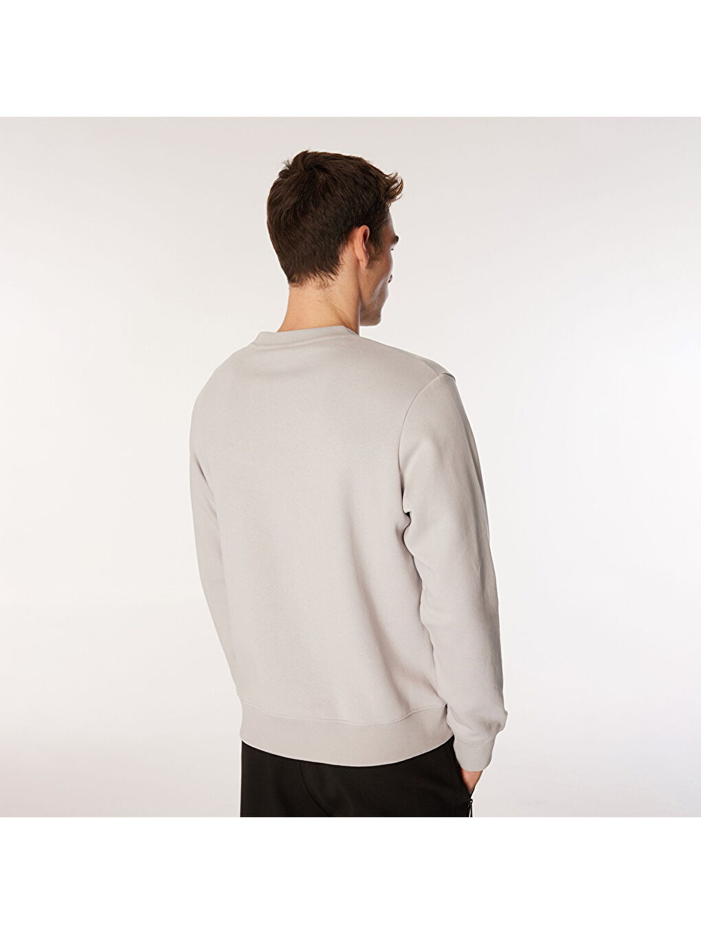 Jack & Jones Mountain Logo Erkek Gri Yuvarlak Yaka Sweatshirt - 1