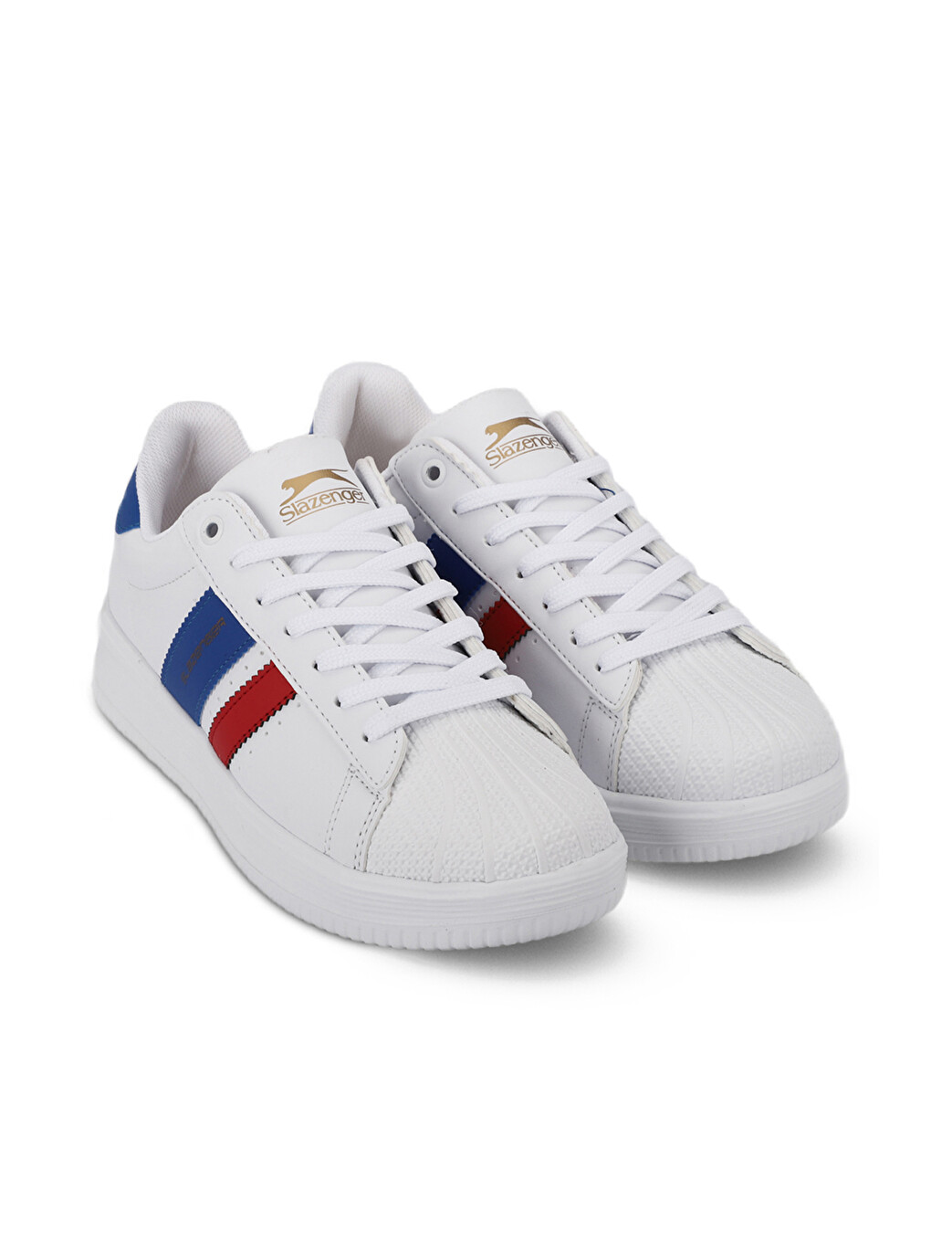 Zeno Erkek Sneaker Ayakkabı Beyaz / Saks Mavi-1