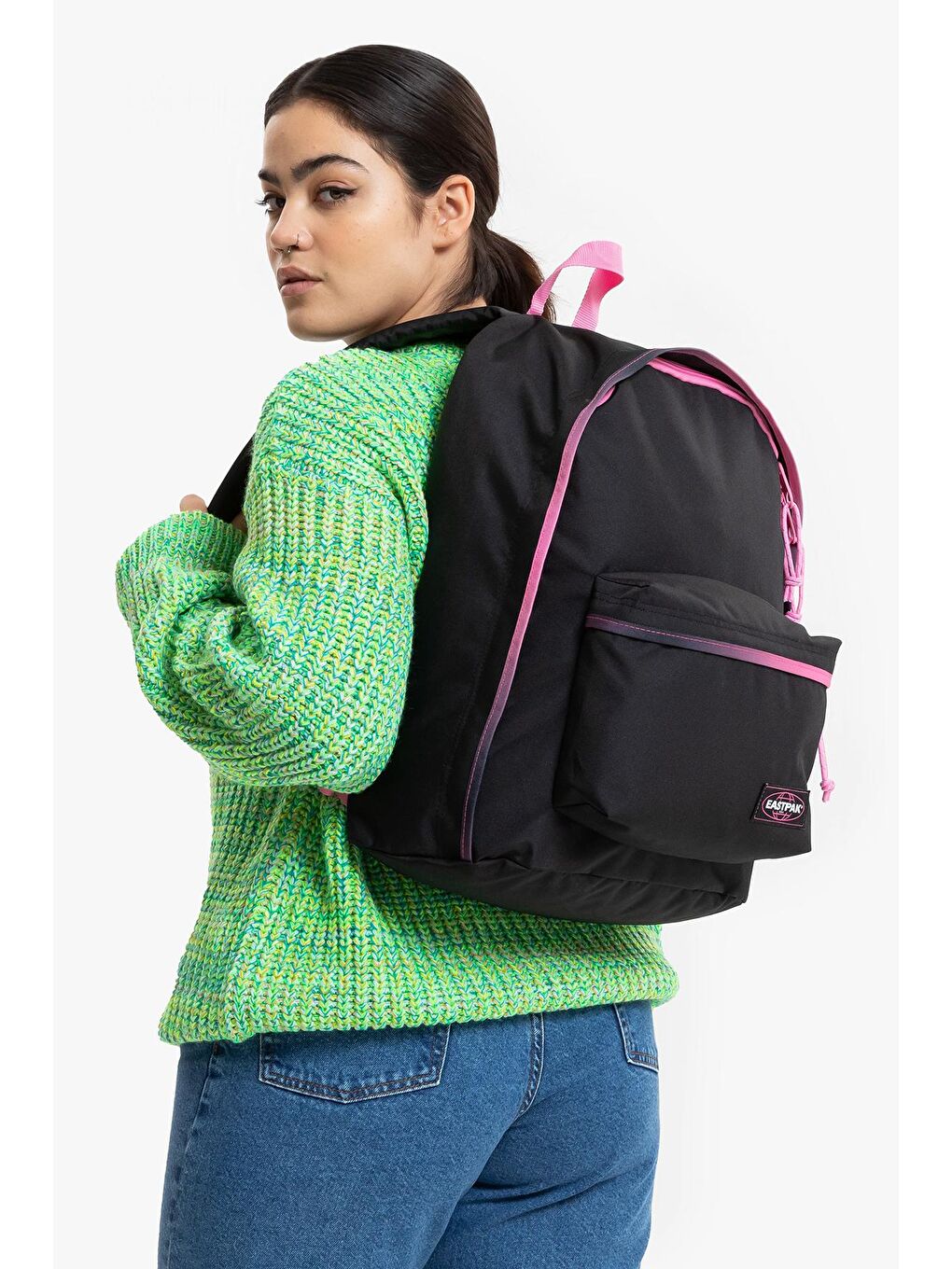 Eastpak Siyah-Pembe OUT OF OFFICE  Sırt Çantası Siyah / Pembe - 2