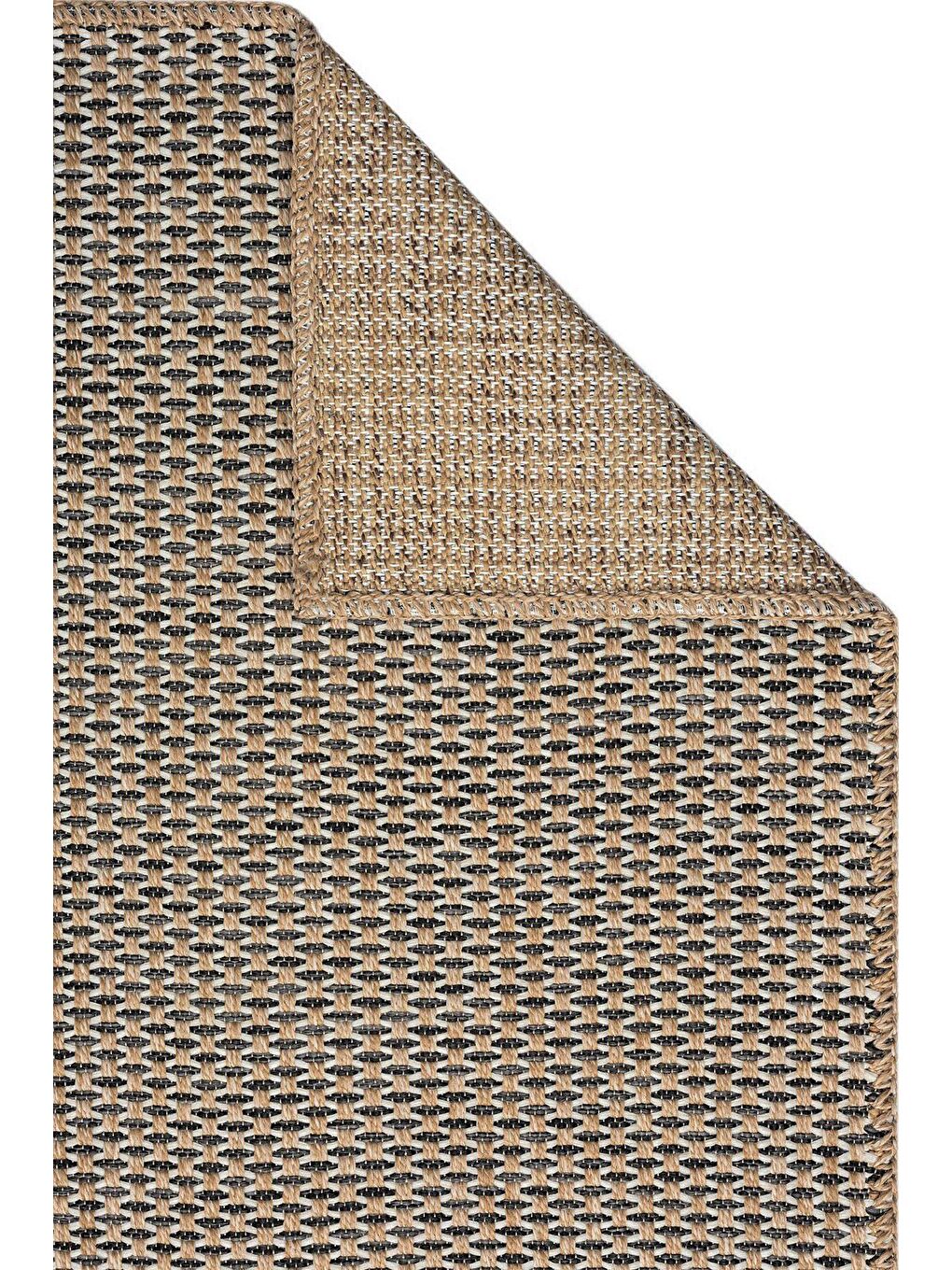 Bej Friolero 2575 Naturel Jüt Halı Modern Örme Kilim-80x300-3