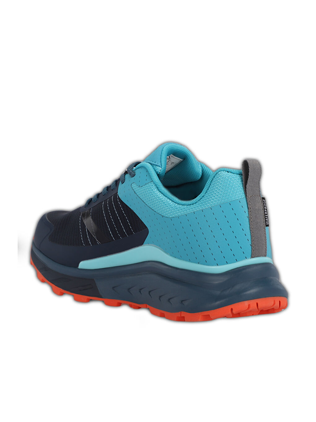 WHISPER Su Geçirmez Erkek Outdoor Ayakkabı Koyu Gri / Mavi-2